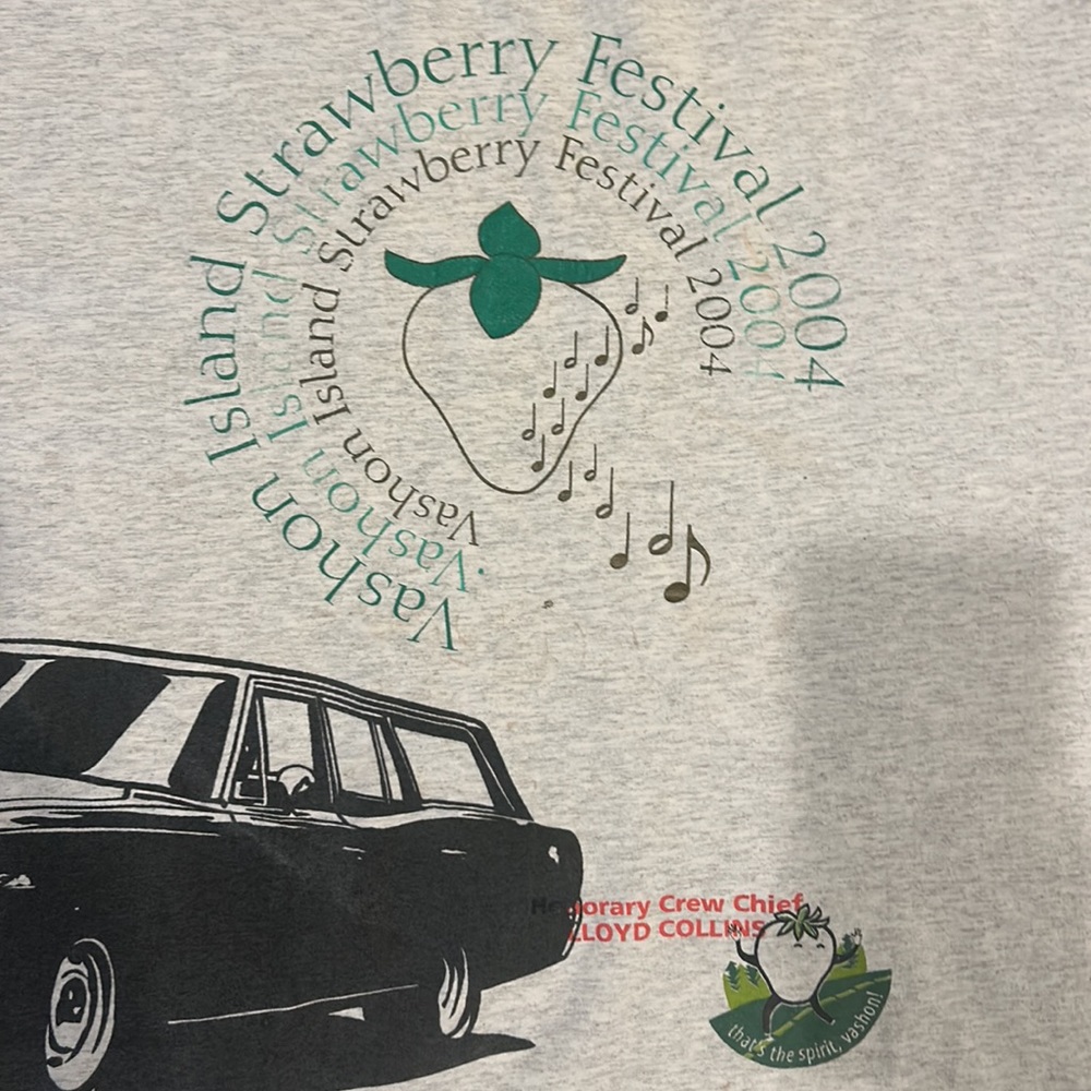 Vintage 2004 Y2K Vashon Island Strawberry Festival Shirt Men’s Size XL - Picture 2 of 7